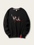 Blossom Perch Japanese Sweatshirt - Small