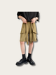Flow Pleated Japanese Streetwear Shorts - Medium