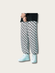 Monochrome Maze Japanese Pants - Medium