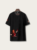 Classic Phoenix Printed Japanese T Shirt - Medium