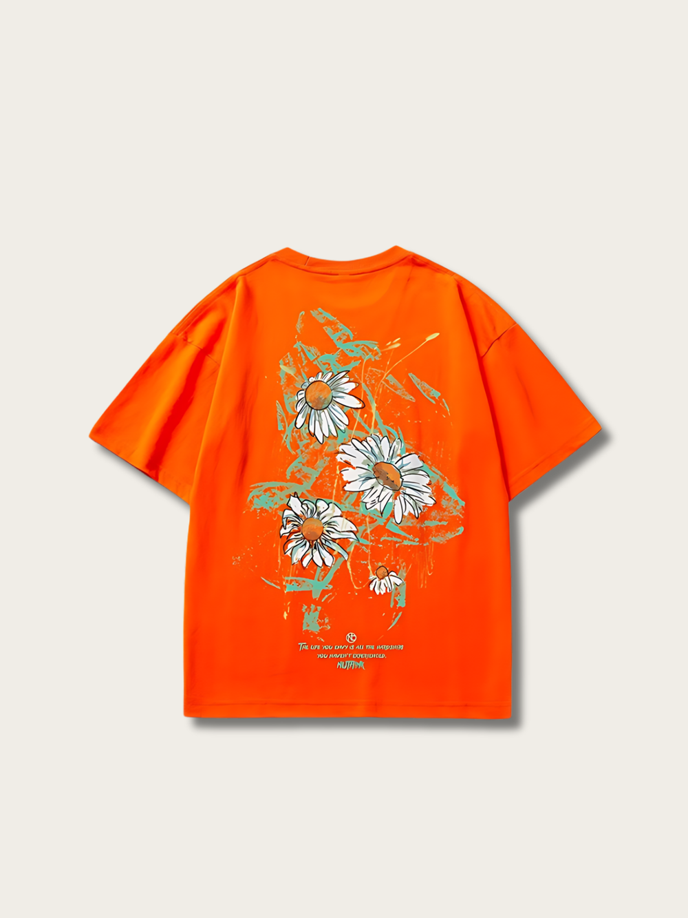 Daisy Flower Japanese T Shirt - Medium