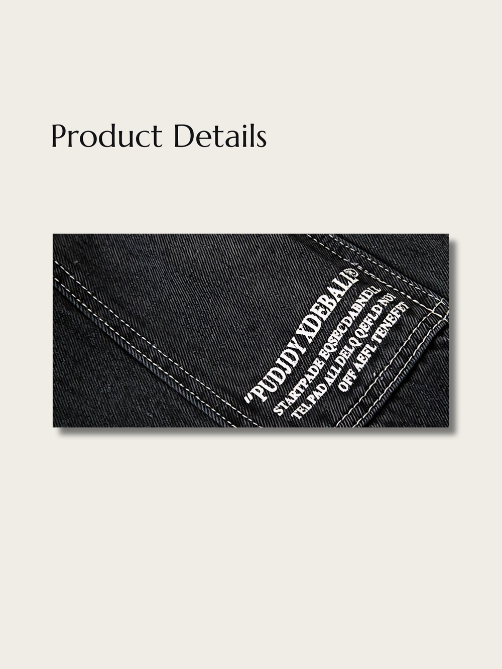 Monochrome Stride Japanese Pants - XL