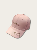 Classic Cat Embroidery Japanese Cap - Yellow