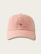 Fox Charm Embroidered Japanese Cap - Pink