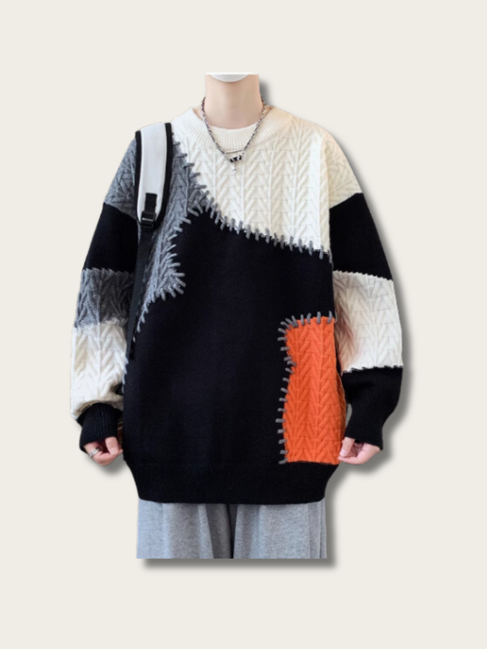Woodland Patch Japanese Sweater - Medium