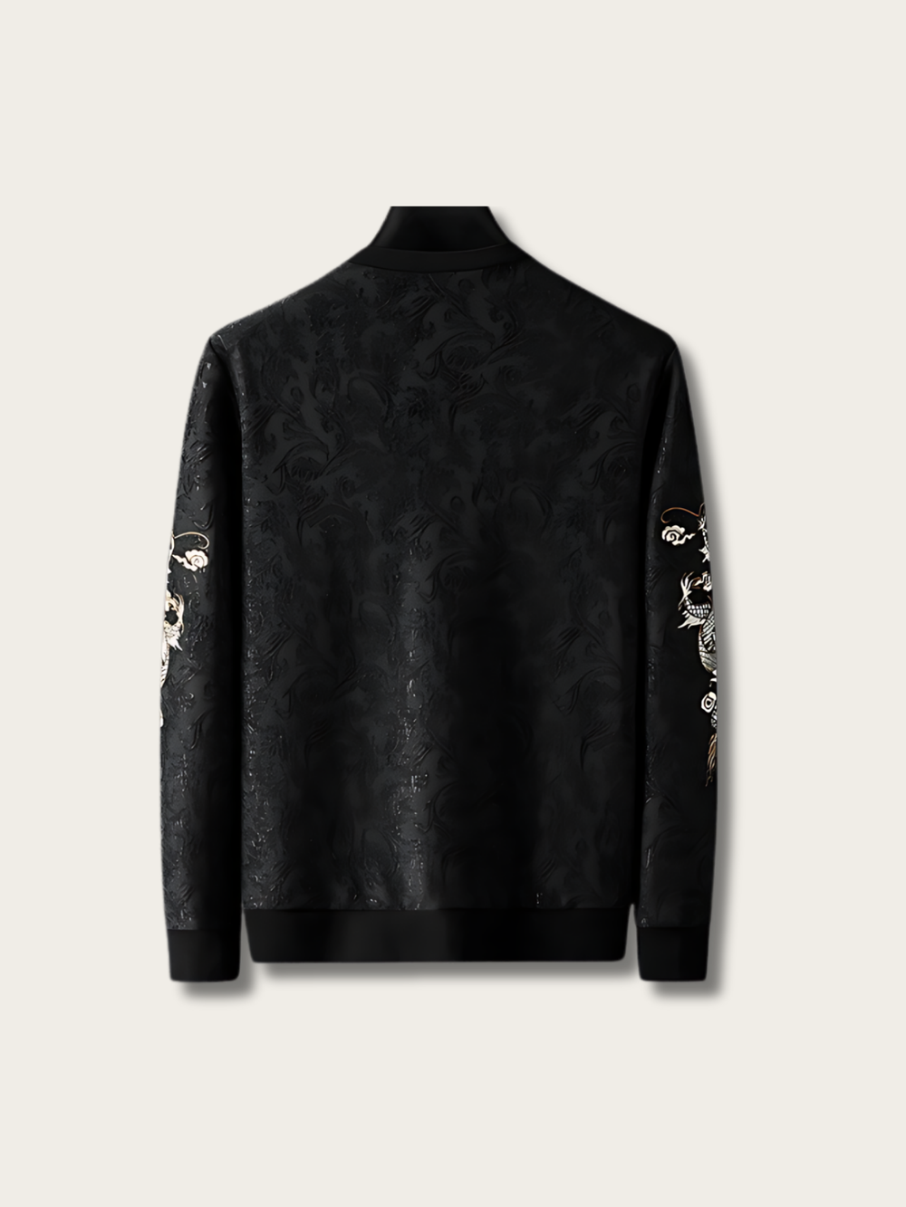Embroidered Dragon Japanese Sweatshirt - Large