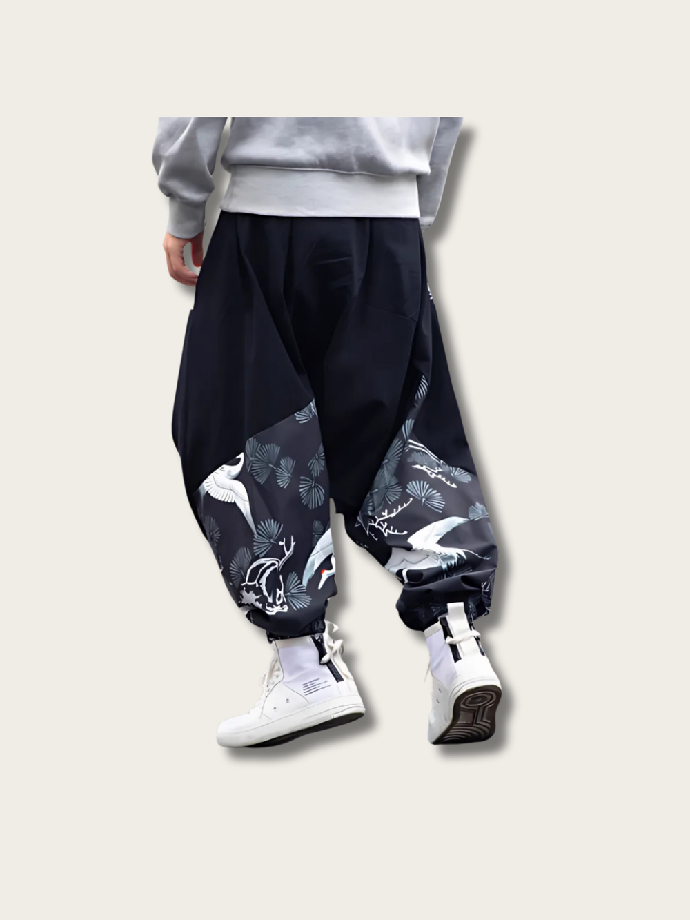 Crane Serenity Japanese Harem Pants - XL