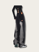 Midnight Glaze Faux Japanese Pants - Large