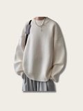 Cloud Oversized Streetwear Knit Sweatshirt - Medium