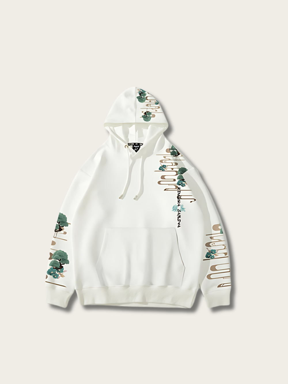 Samurai Spirit Camo Japanese Hoodie - XL