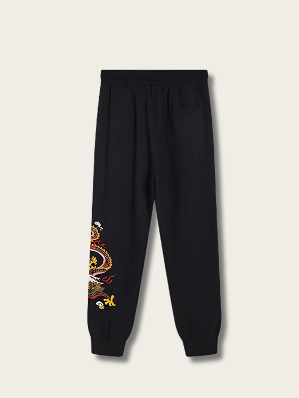Dragonfire Elegance Japanese Jogger Pants - Large