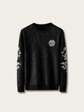 Embroidered Dragon Japanese Sweatshirt - Medium