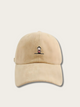 Yoga Embroidered Japanese Cap - Brown
