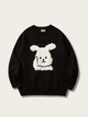 Rabbit Fleece Knit Japanese Sweater - Small