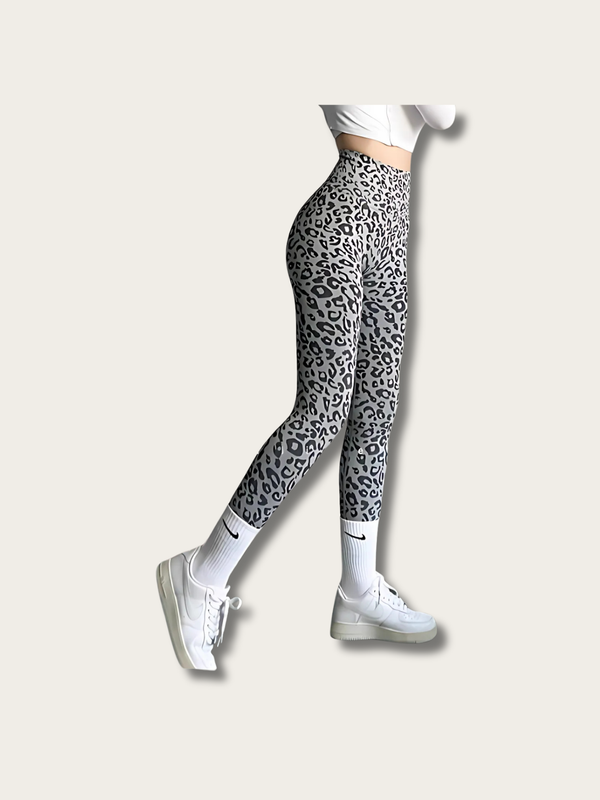 Leopard Printed Japanese Yoga Pants - Small