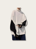 Contrast Flow Japanese Sweatshirt - Medium
