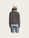 Layered Chic Mock Japanese Sweatshirt - Large
