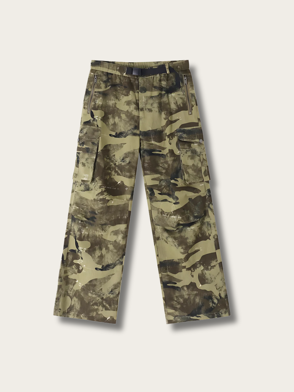 Camo Canvas Tactical Japanese Pants - Medium