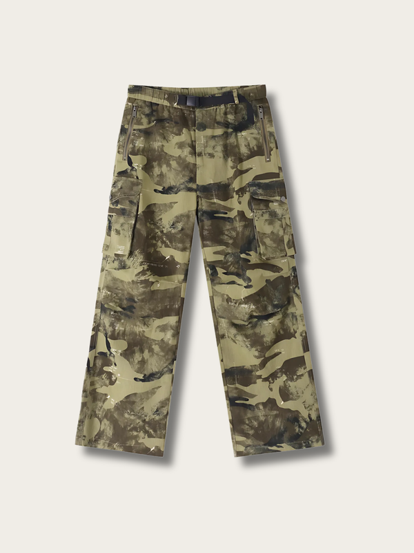 Camo Canvas Tactical Japanese Pants - Medium