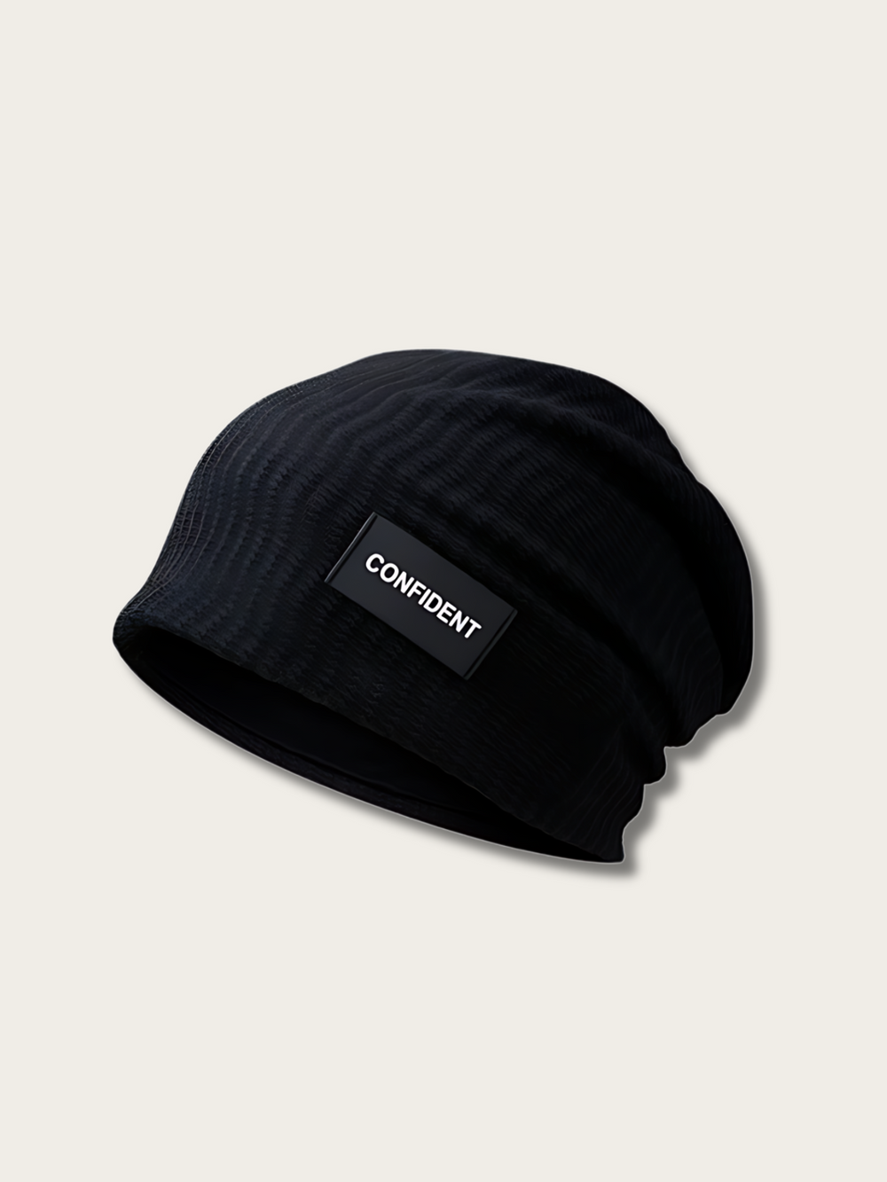 Bold Aura Japanese Beanie - Black