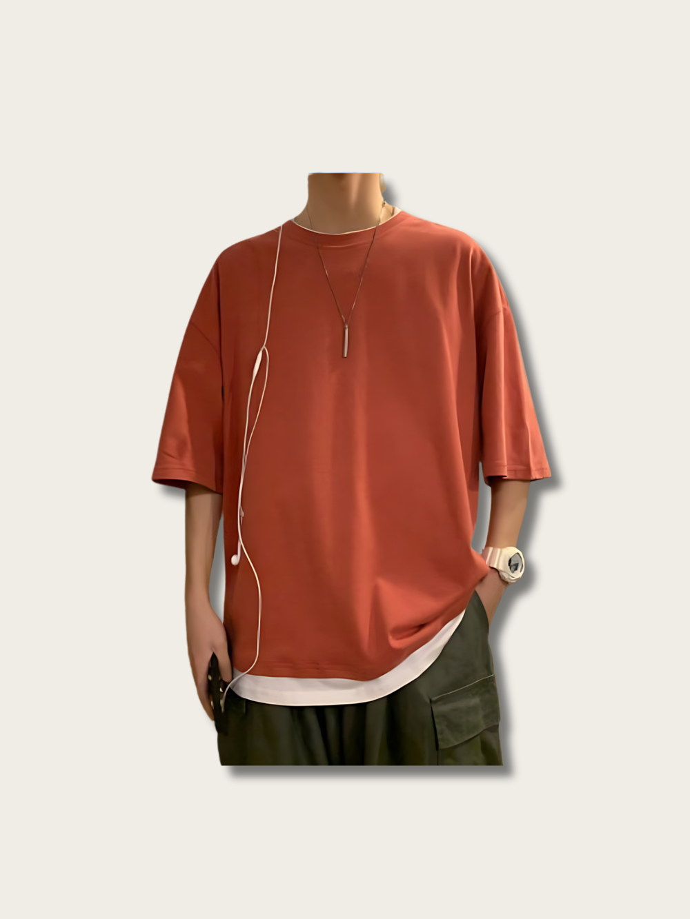 Urban Two Layer Japanese T Shirt - Medium