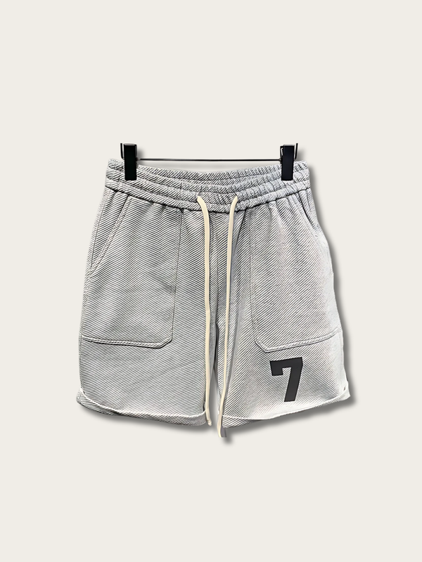 Sport Drawstring Patchwork Shorts - Medium