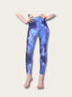 Cosmic Glow Galaxy Japanese Yoga Pants - Pink