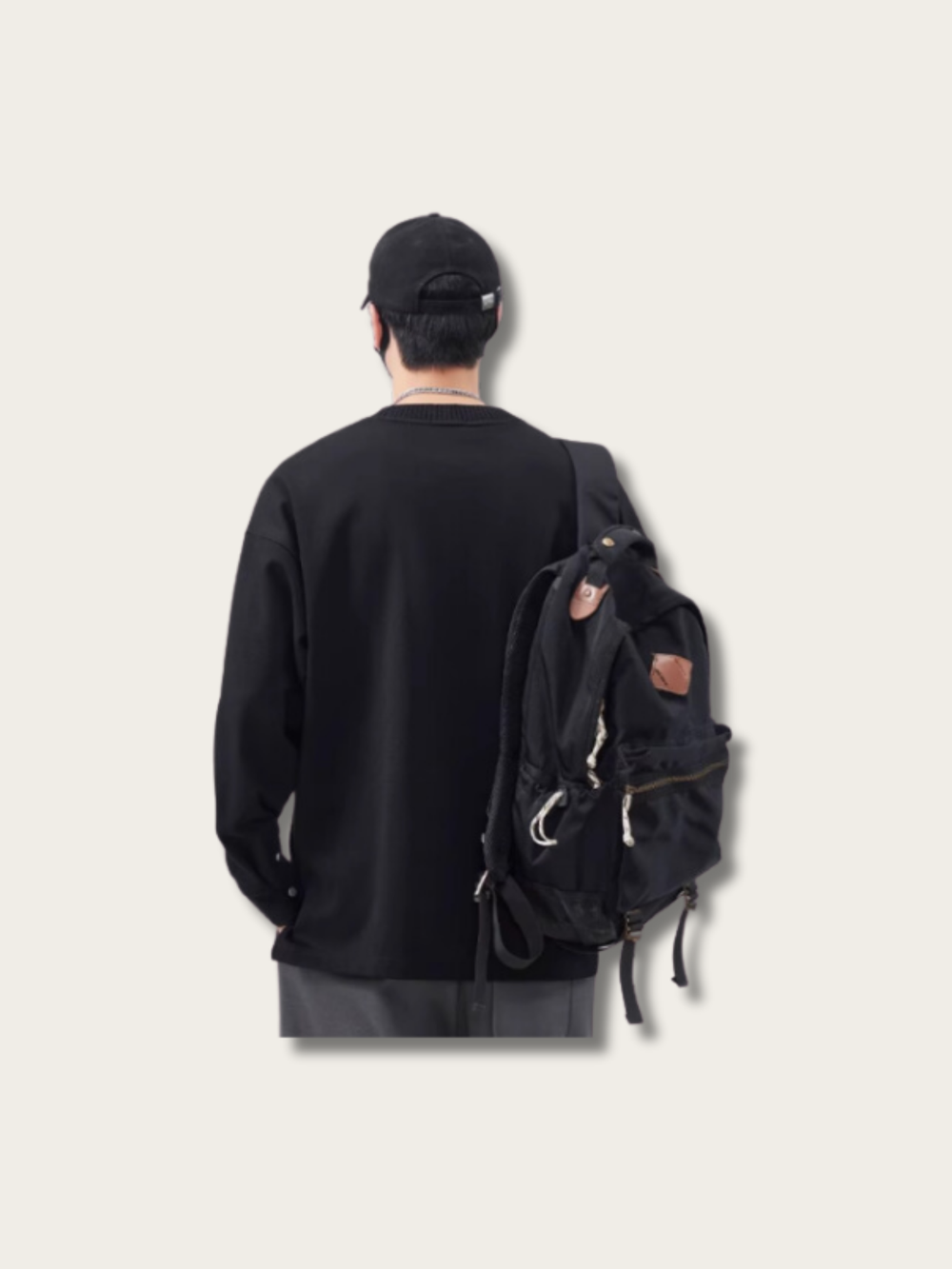 Arctic Minimalist Japanese Sweater - Large