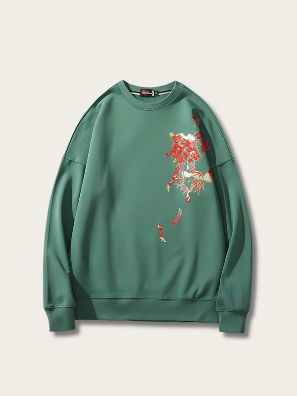 Eternal Serenity Geisha Japanese Sweatshirt - Large