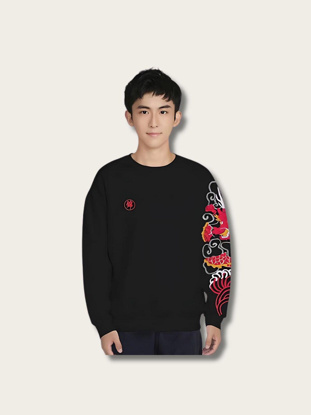 Wind Dragon Japanese Sweatshirt - Large