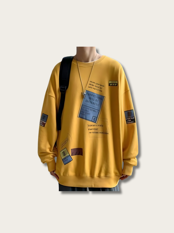 Mail Sticker Japanese Sweatshirt - Medium