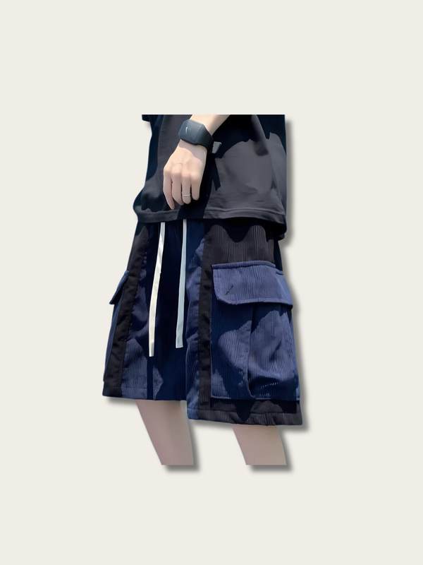 Dual Grid Utility Japanese Shorts - Small
