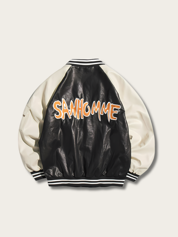 Vintage Varsity Design Japanese Jacket - Medium