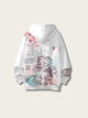Sakura Horizon Scenic Japanese Hoodie - Medium