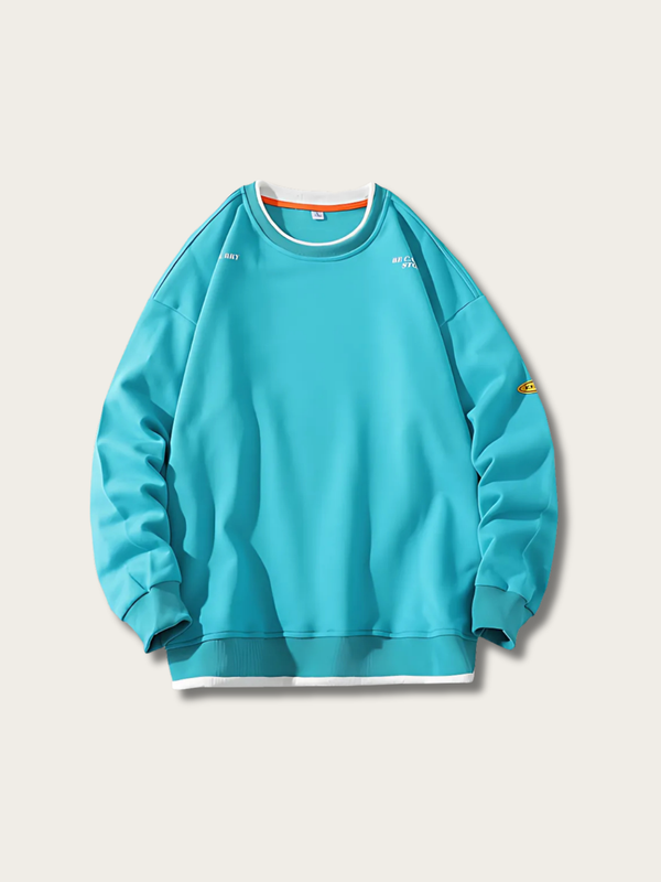 Layered Minimalist Cyberpunk Japanese Sweater - Small