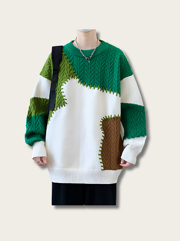 Woodland Patch Japanese Sweater - Medium