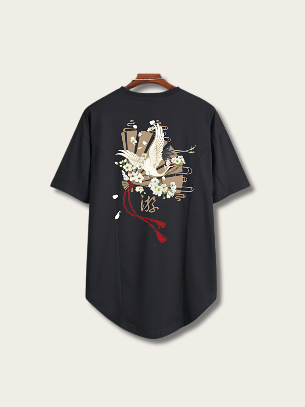 Crane Streetwear Japanese T Shirt - Small