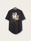 Crane Streetwear Japanese T Shirt - Small