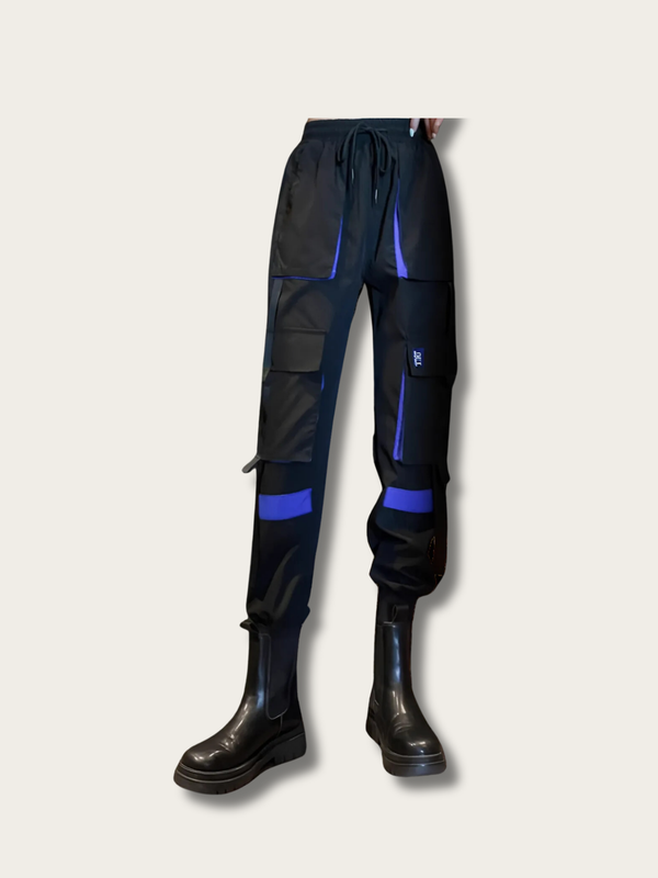 Azure Edge Japanese Techwear Pants - Small