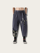Dragon Flow Patchwork Japanese Jogger Pants - Medium