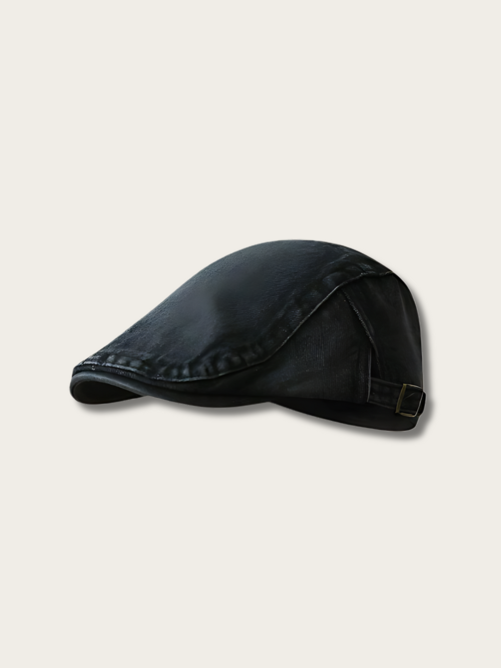 Heritage Washed Japanese Denim Cap - Black