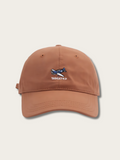 Plane Embroidered Japanese Cap - Brown