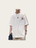 Letter Crane Japanese T Shirt - Medium