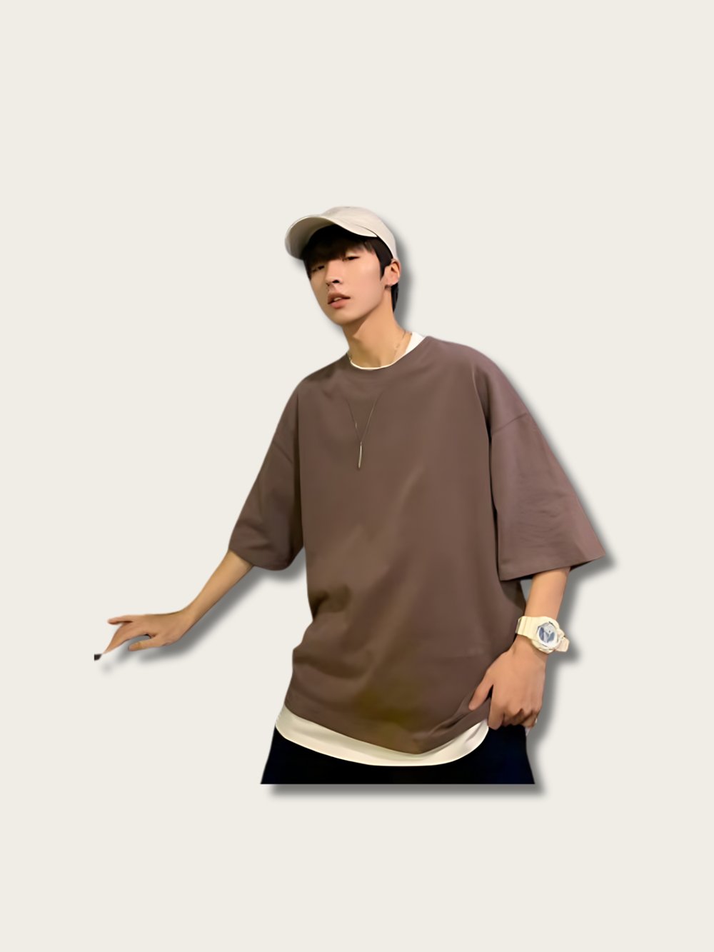 Urban Two Layer Japanese T Shirt - Medium