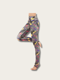 Floral Print Japanese Yoga Pants - Small