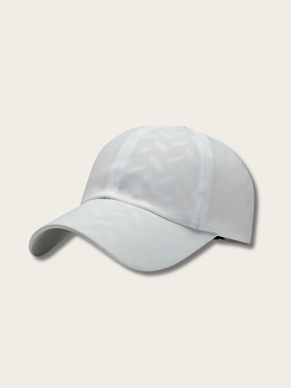 Geo Tone Japanese Cap - White