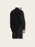Noir Fusion Asymmetric Japanese Sweatshirt - XL
