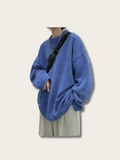 Classic Round Neck Japanese Sweater - Medium