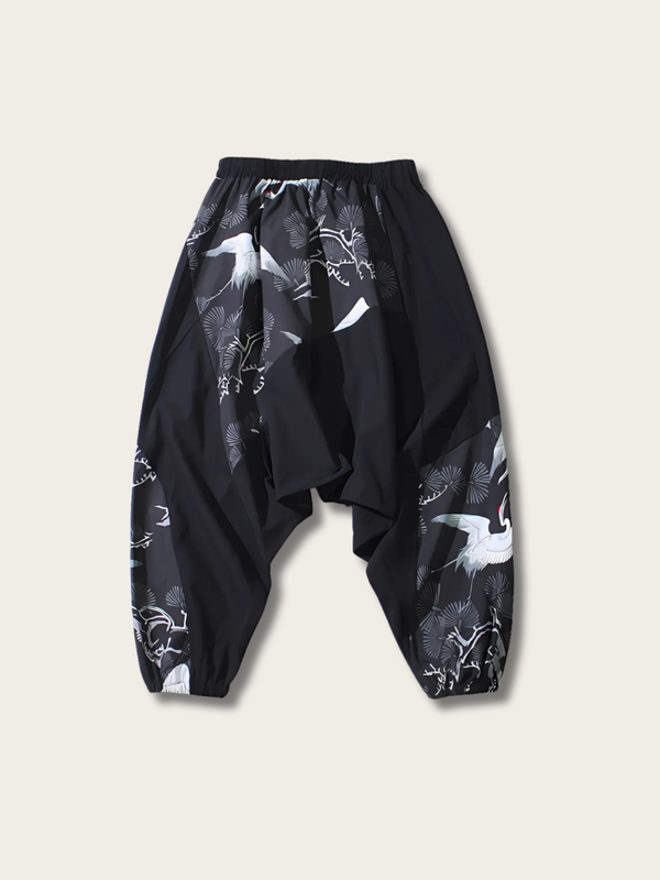 Crane Serenity Japanese Harem Pants - Medium