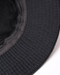 Close-up of the underside of the wide brim